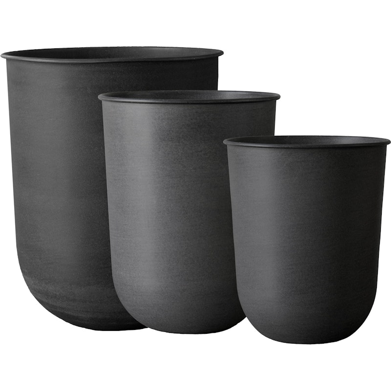 Out Pot, 3-pack, Black