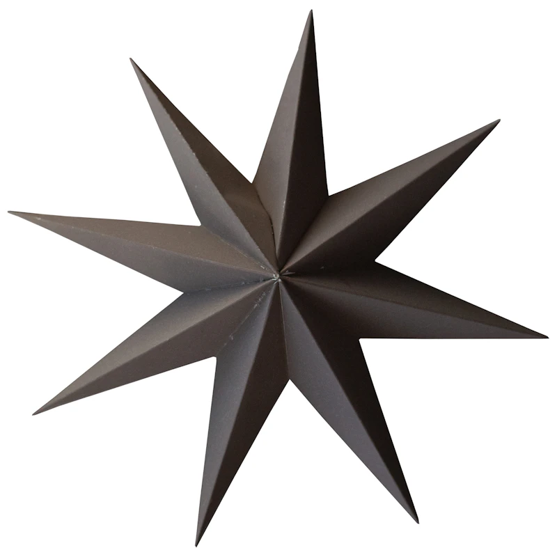 Paper Christmas Star Large, Brown