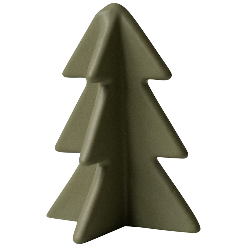 Winter Tree Decoration 8 cm, Green