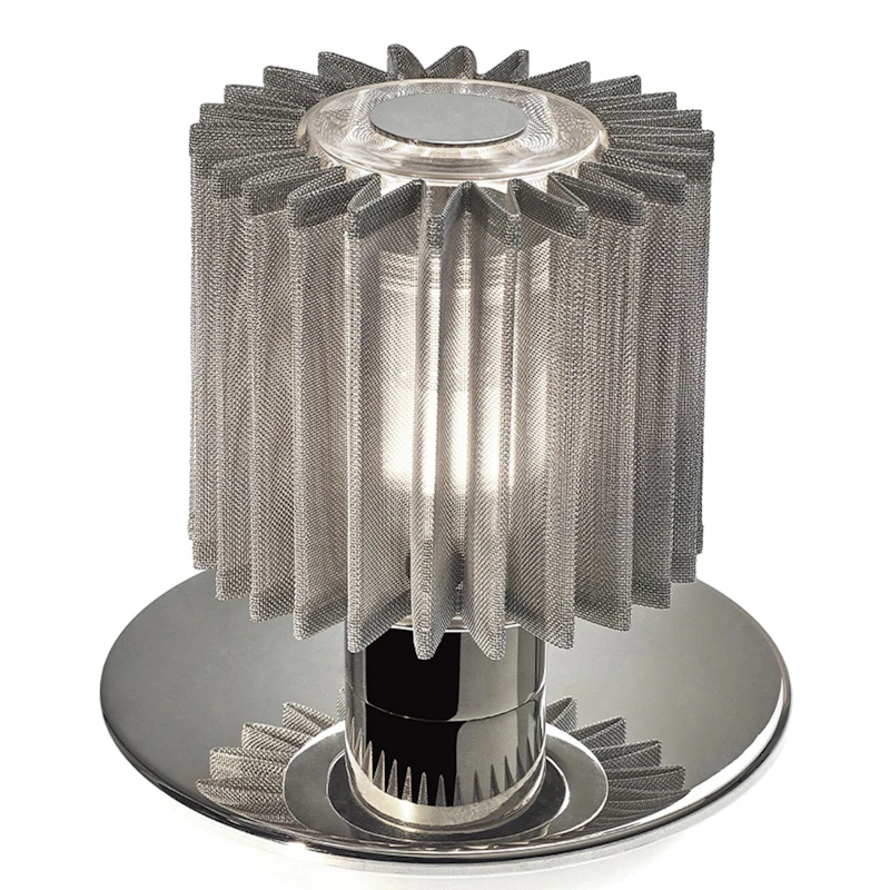 In The Sun Table Lamp Portable, Silver