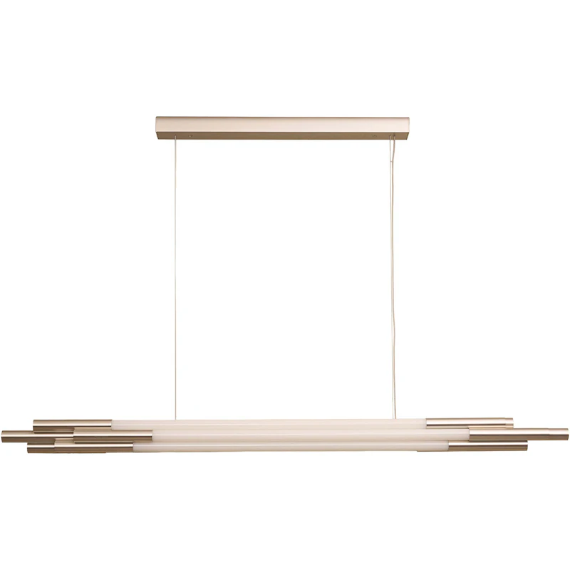 Org Pendant Horizontal 130 cm, Nickel