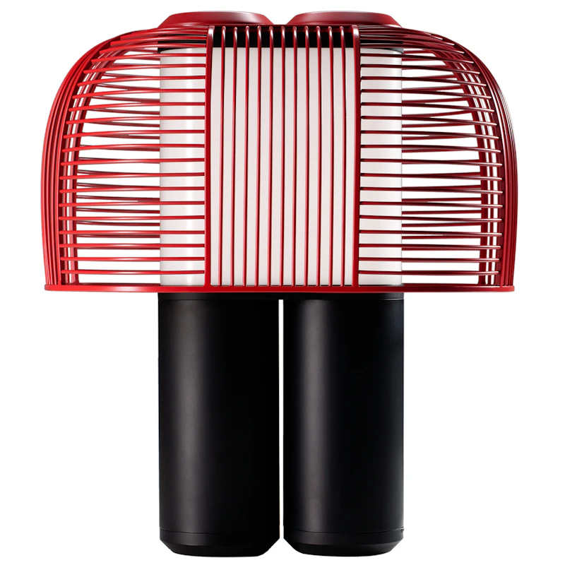 Yasuke Table Lamp, Black / Red