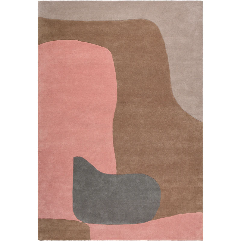 Abstract Wool Rug 300x400 cm, Dusty