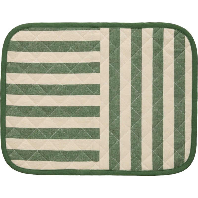 Block Stripe Placemat 35x45 cm, Green