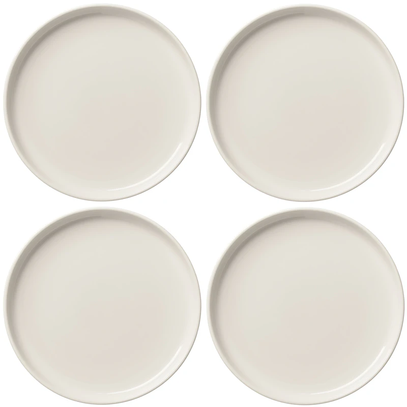 BON Plate 22 cm 4-pack, Ivory