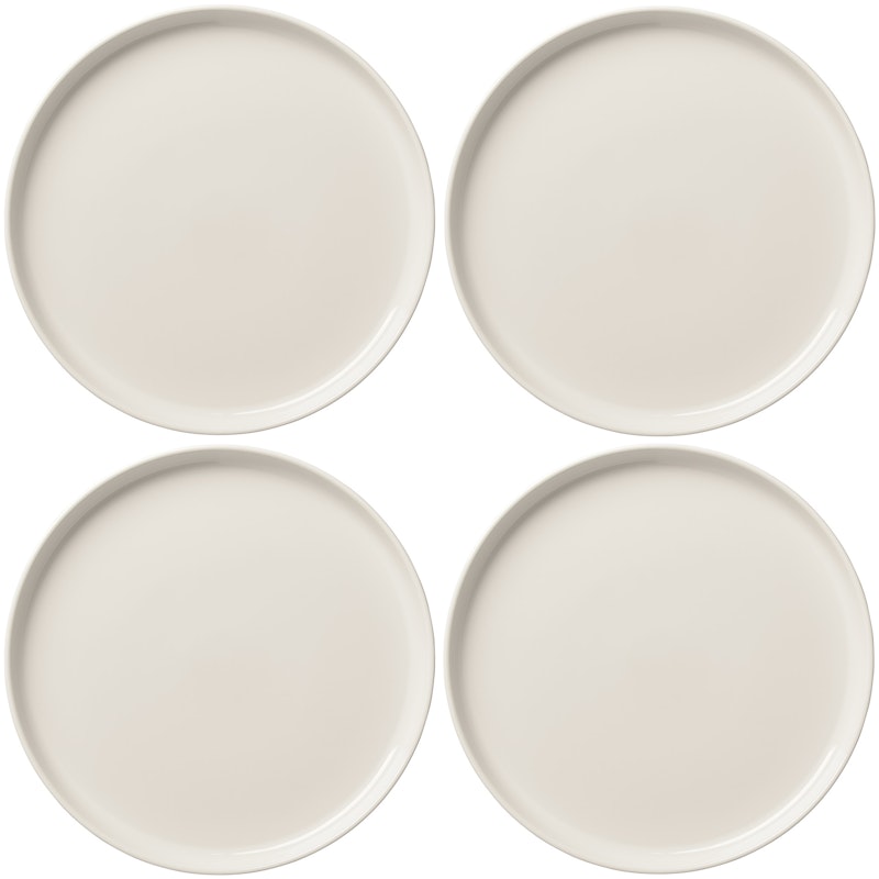 BON Plate 28 cm 4-pack, Ivory