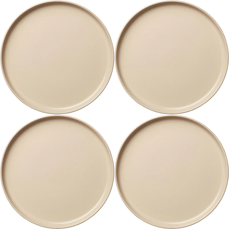 BON Plate 28 cm 4-pack, Beige