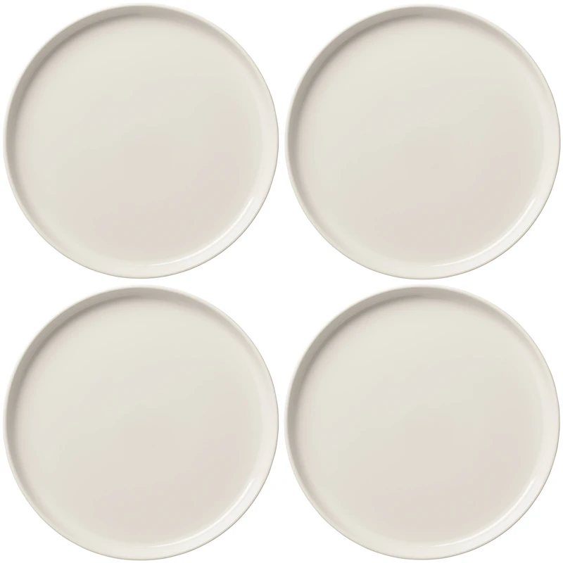 BON Plate 28 cm 4-pack, Ivory