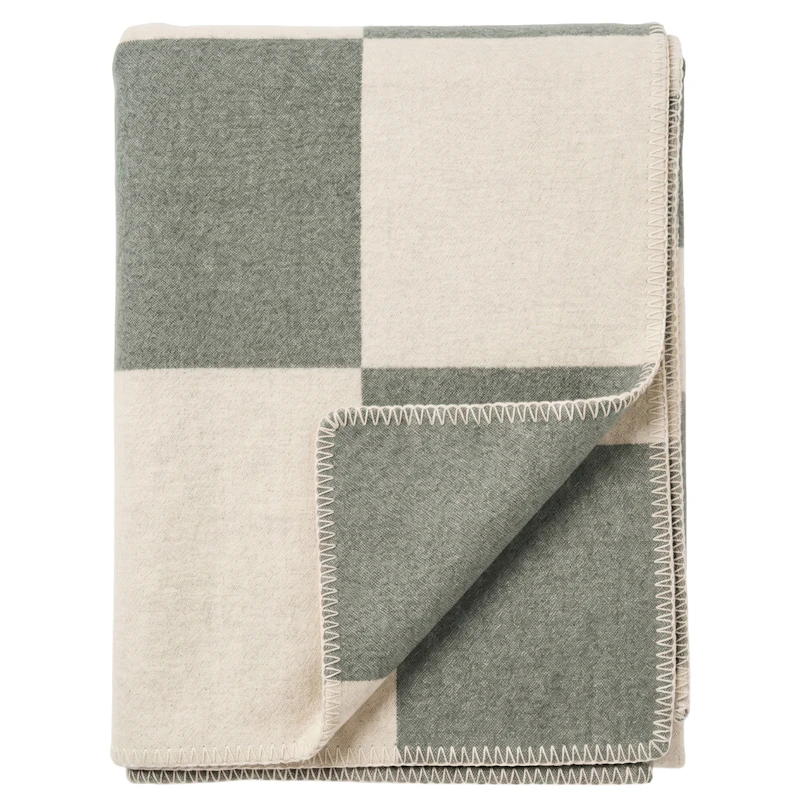 Chess Blanket 130x170 cm, Green