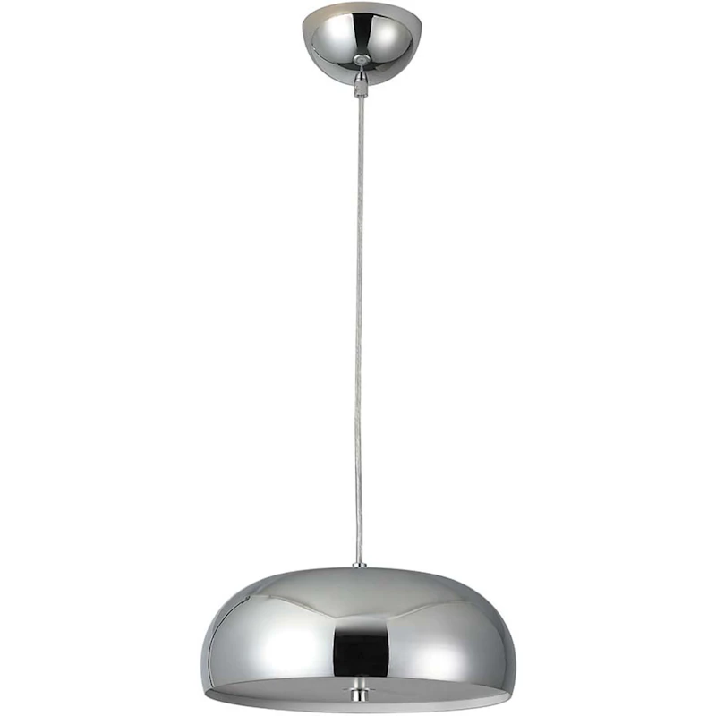 Deco Disco Pendant, Chrome