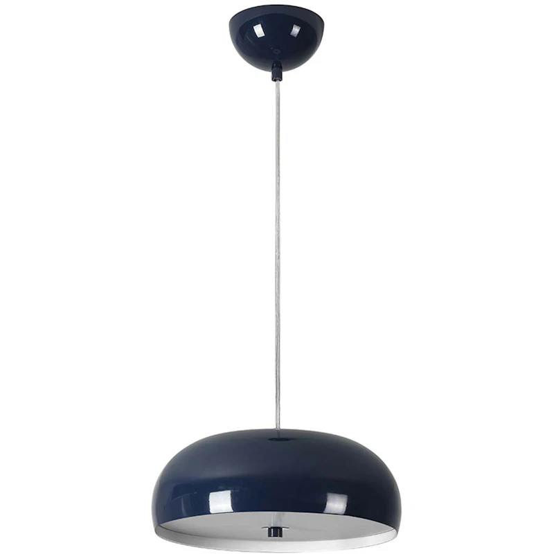 Deco Disco Pendant, Midnight Blue