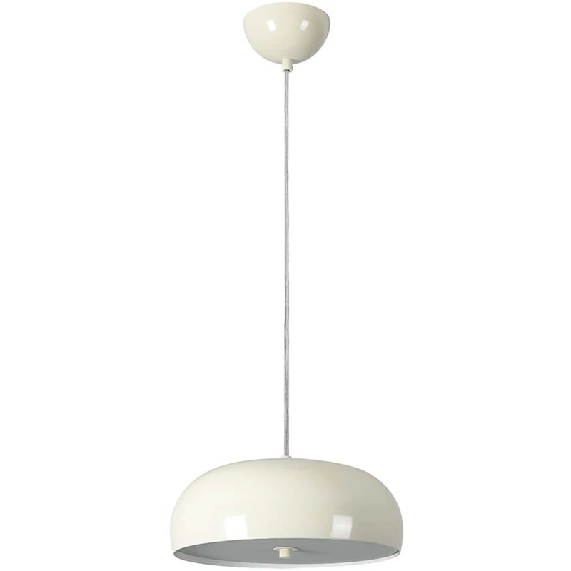 Deco Disco Pendant, Cream