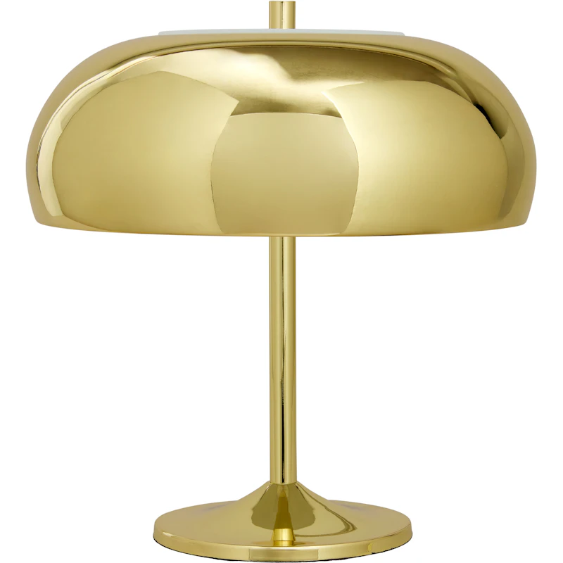 Deco Disco Table Lamp, Brass