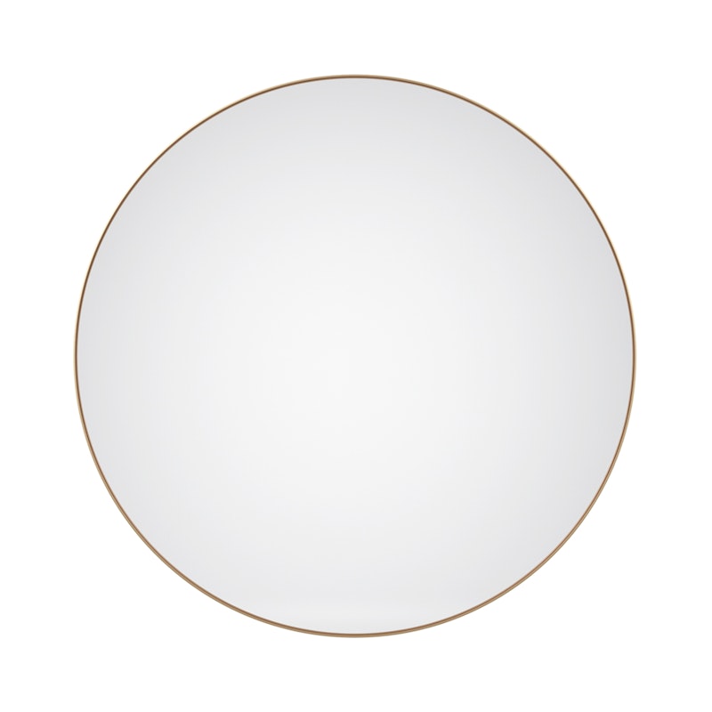 Edge Mirror 80 cm, Brass