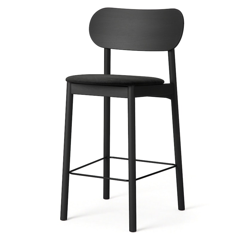 Elephant Bar Chair, Black / Black Velvet