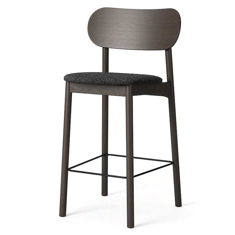 Elephant Bar Chair, Dark Oak / Anthracite Bouclé