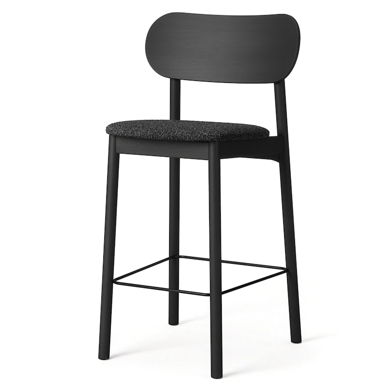 Elephant Bar Chair, Black / Anthracite Bouclé