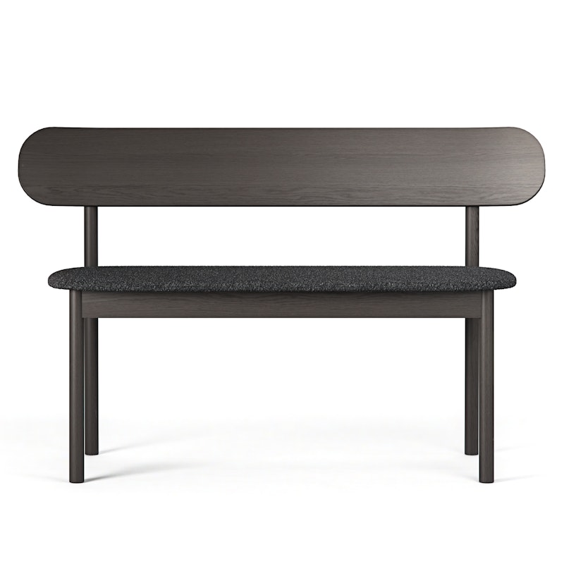 Elephant Bench Smoked Oak / Anthracite Boucle