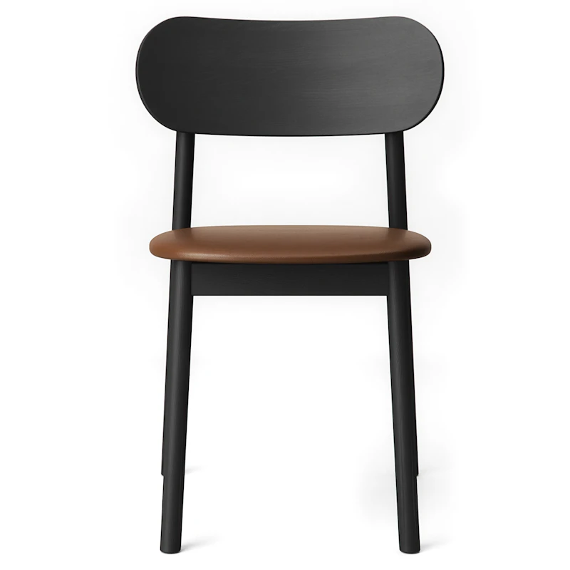 Elephant Chair, Black / Brown Leather
