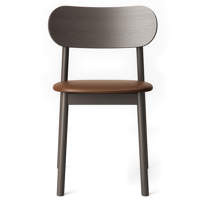 Elephant Chair, Dark Oak / Brown Leather