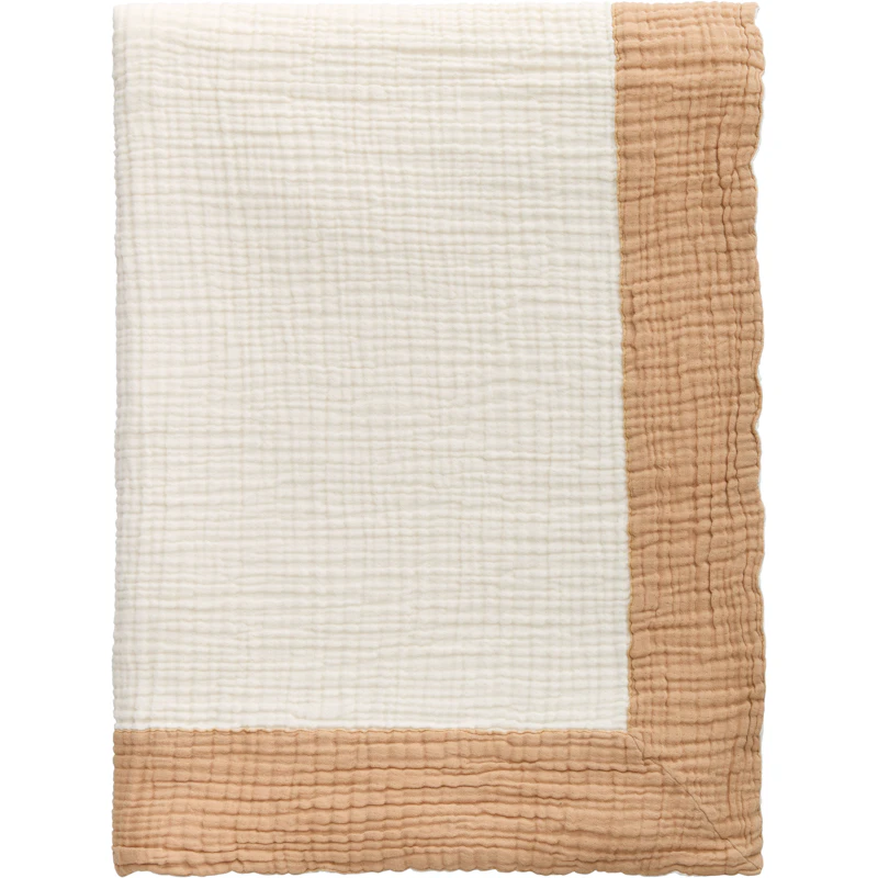 Ella Crincle Bedspread 180x260 cm, Dark Sand