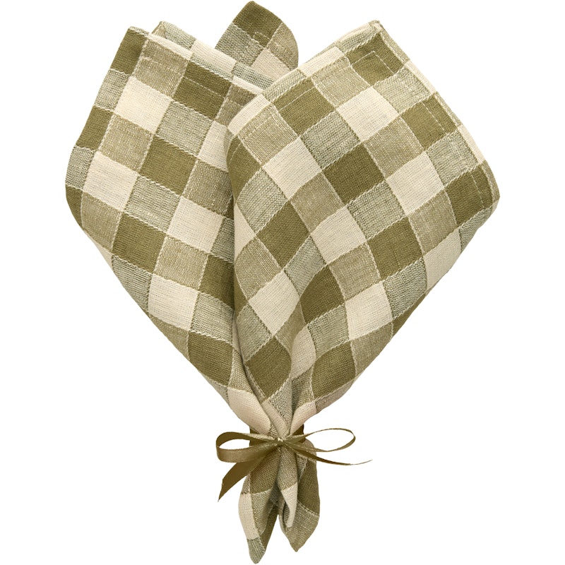 Ester Napkin 40x40 cm 2-pack, Olive