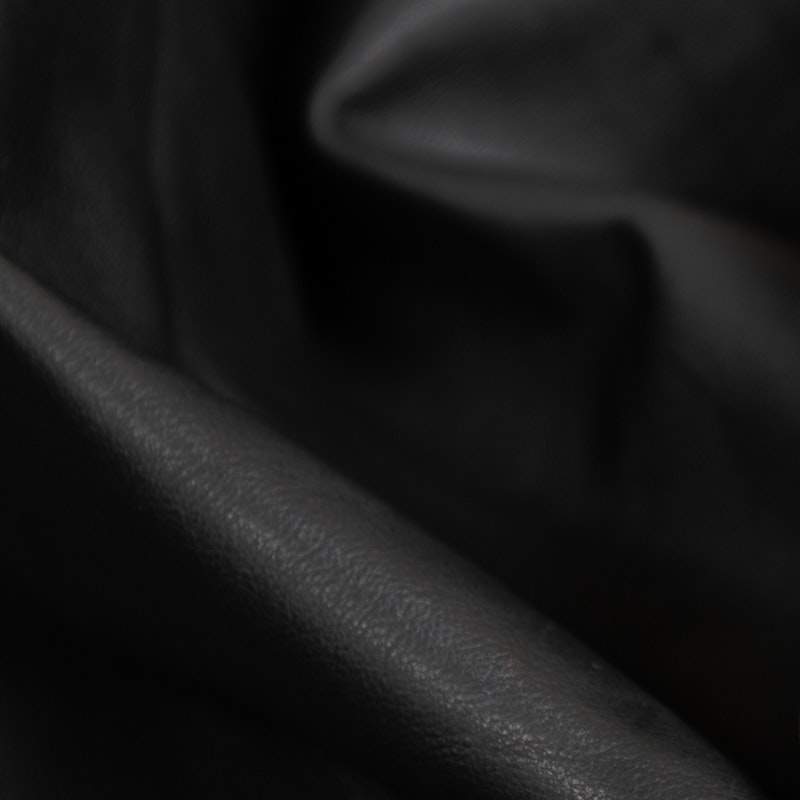 Fabric Sample Black leather