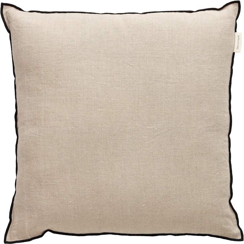 Frame Cushion 50x50 cm, Beige / Black