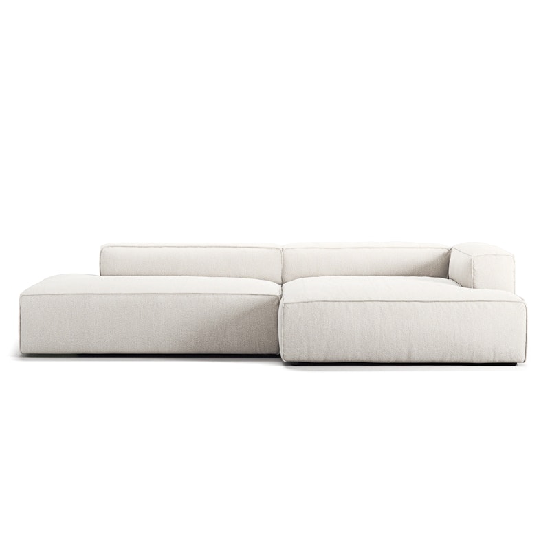 Grand 2.5 Seater Sofa open end Left, Steam White