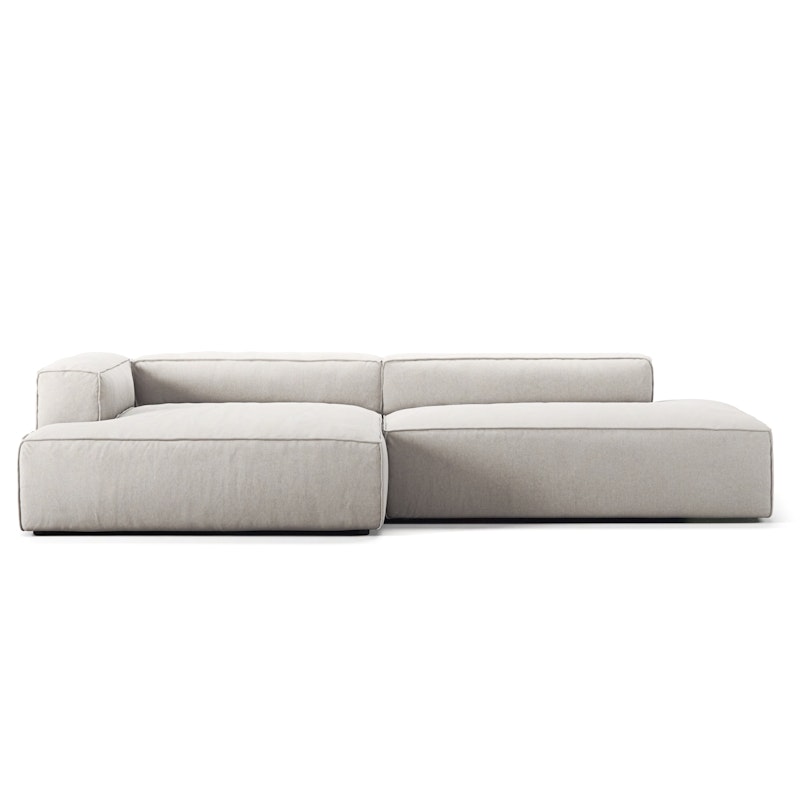 Grand 2.5 Seater Sofa open end Right, Moon White