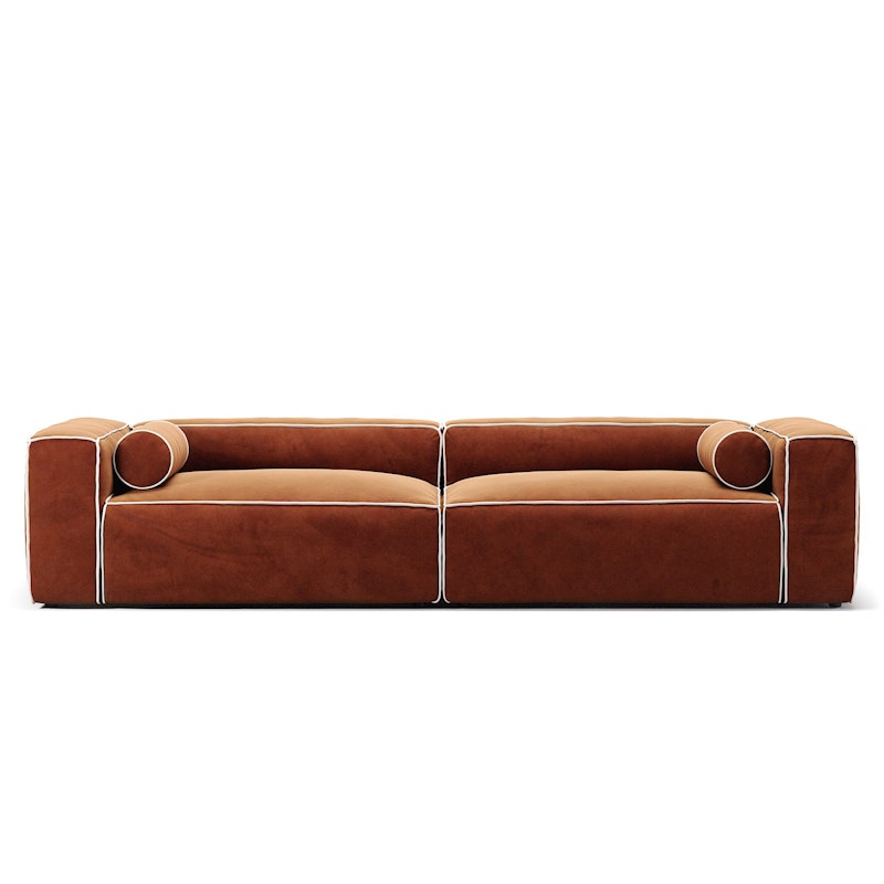 Grand Hue 4-Seater Sofa, Copper Glow / Moon White
