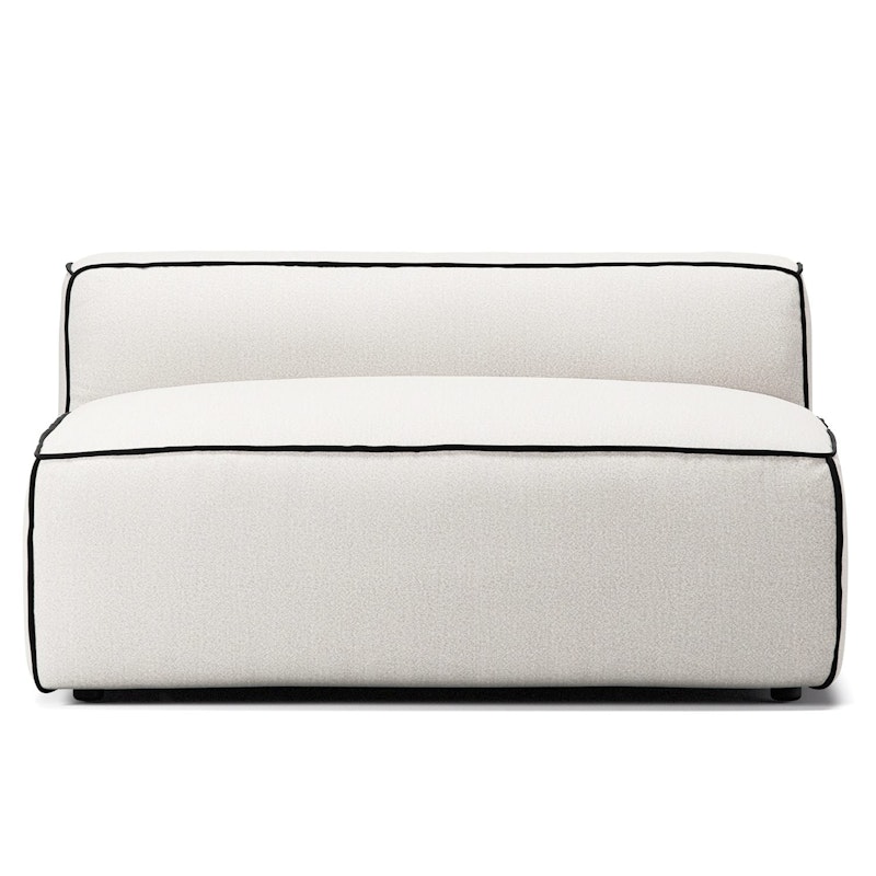 Grand Hue Armchair, Steam White / Mine Graphite