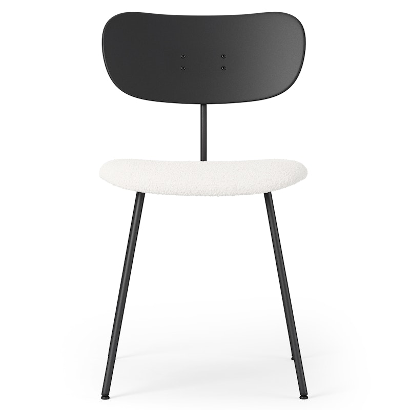 Habit Chair, Black / White Bouclé