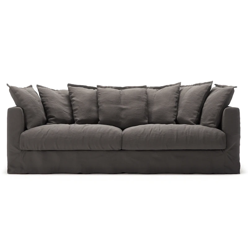 Le Grand Air 3-Seater Sofa Linen, Smokey Granite