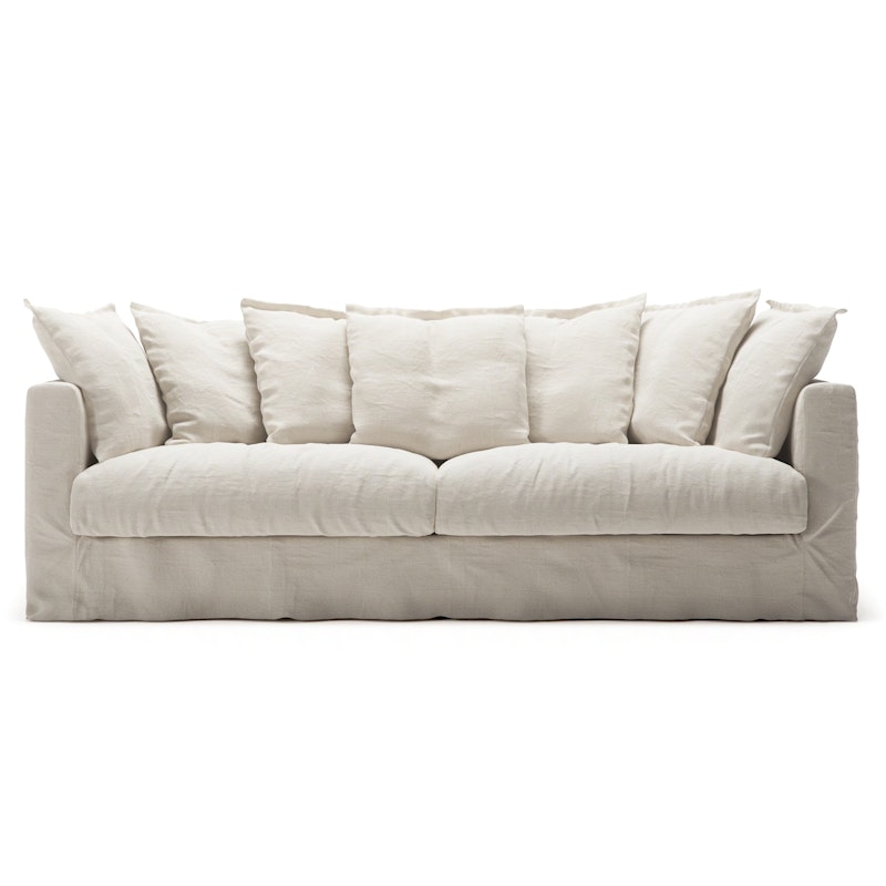 Le Grand Air 3-Seater Sofa Linen, Creamy White