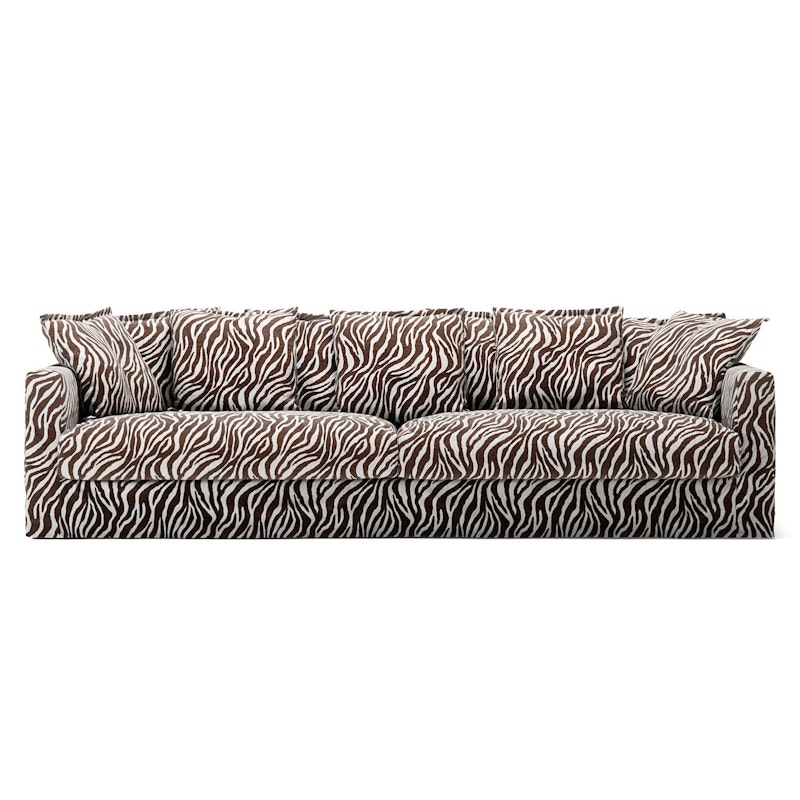 Le Grand Air 4-Seater Sofa Linen, Zebra