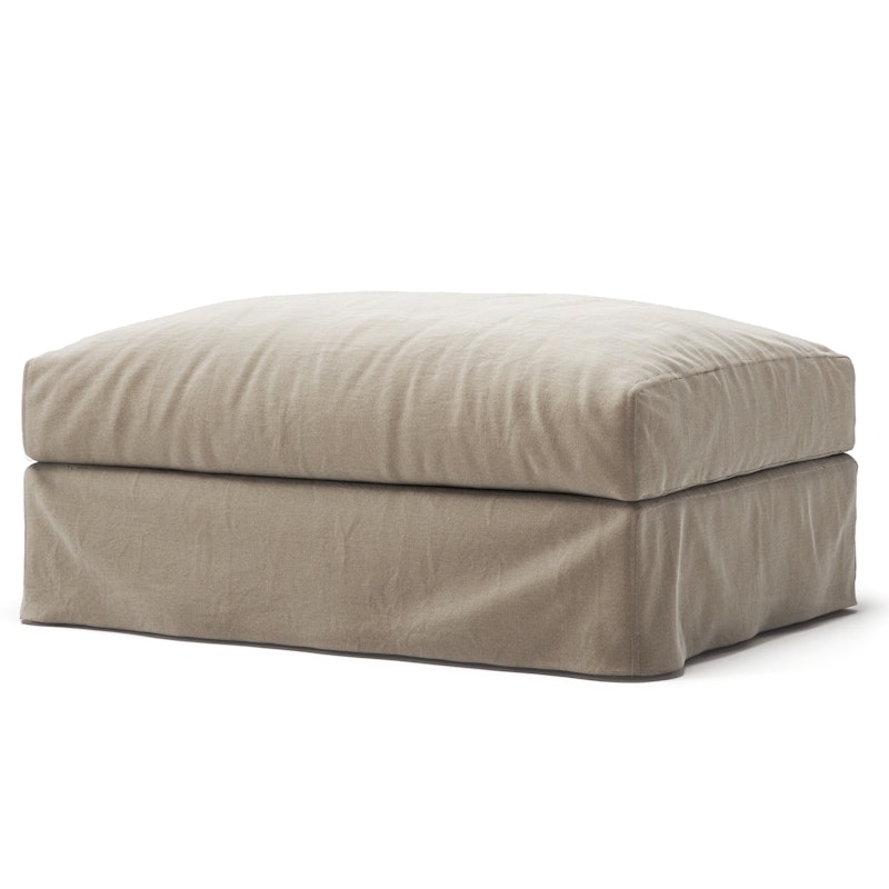 Le Grand Air Footstool Linen, Savage Linen