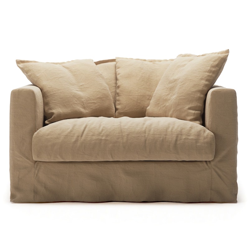 Le Grand Air Love Seat Linen, Desert Sand