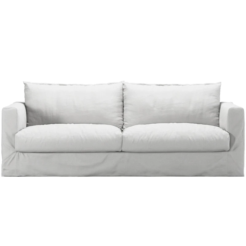 Le Grand Air Nou 3-Seater Sofa Cotton, White