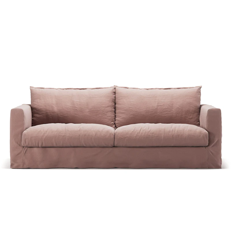 Le grand Air Nou 3-Seater Sofa Linen, Tender Blush