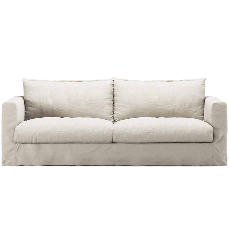 Le grand Air Nou 3-Seater Sofa Linen, Creamy White