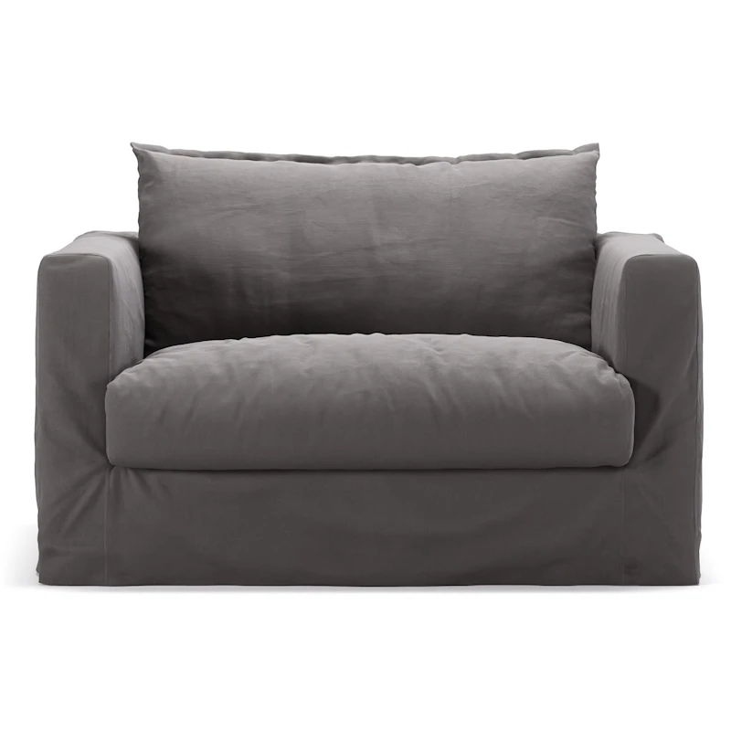 Le Grand Air Nou Love Seat Cotton, Grey