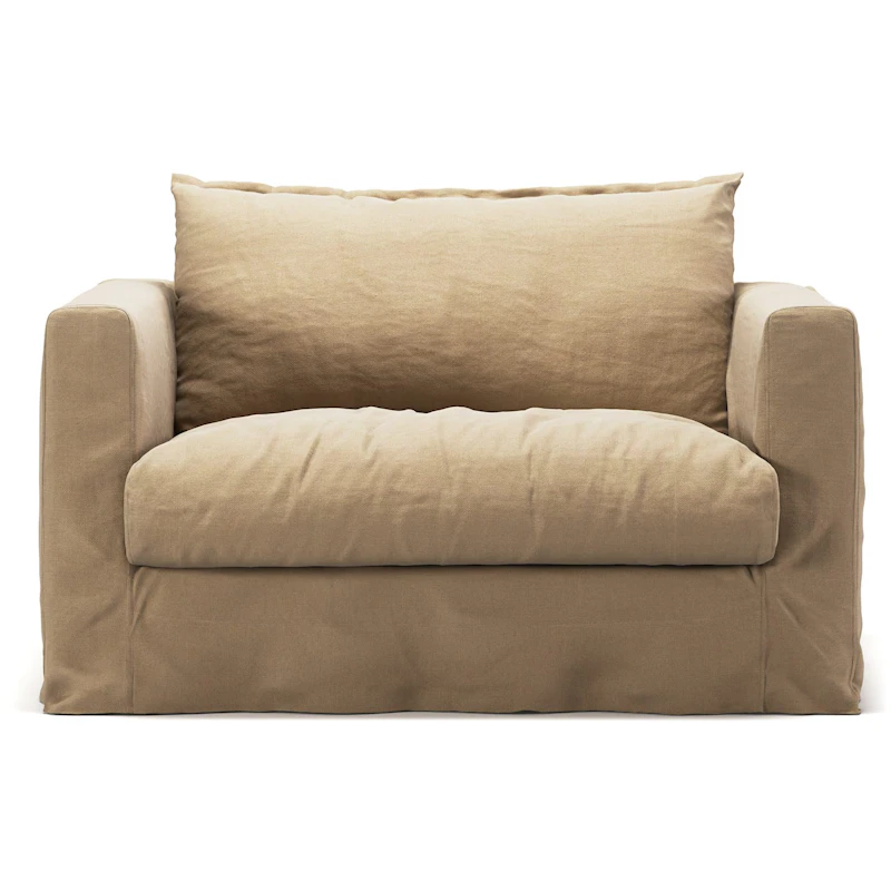 Le Grand Air Nou Love Seat Linen, Desert Sand