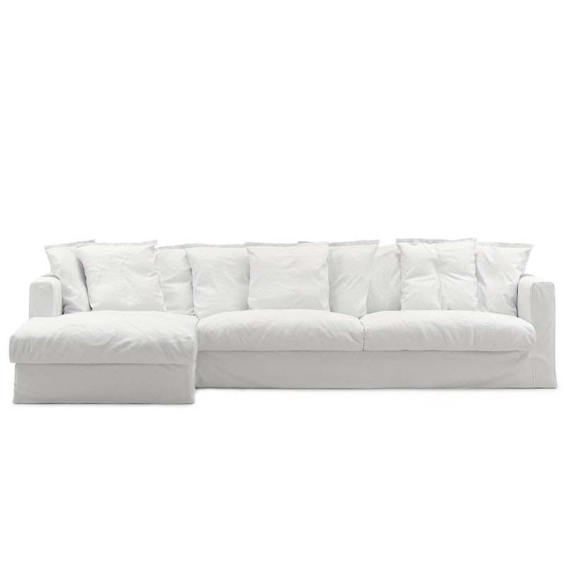 Upholstery For Le Grand Air 3-seater Sofa Cotton Divan Left, White