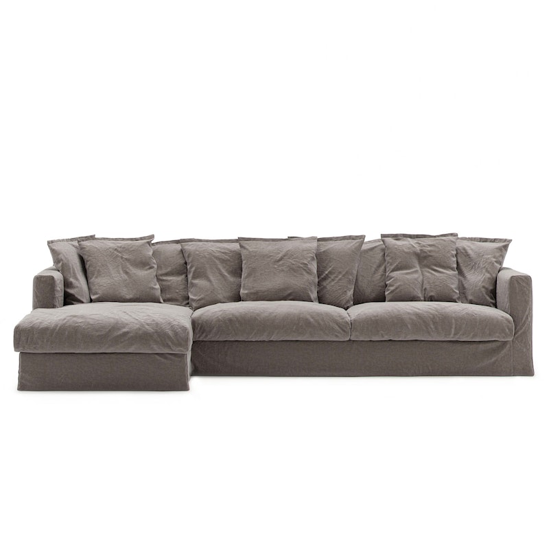 Upholstery For Le Grand Air 3-seater Sofa Linen, Smokey Granite