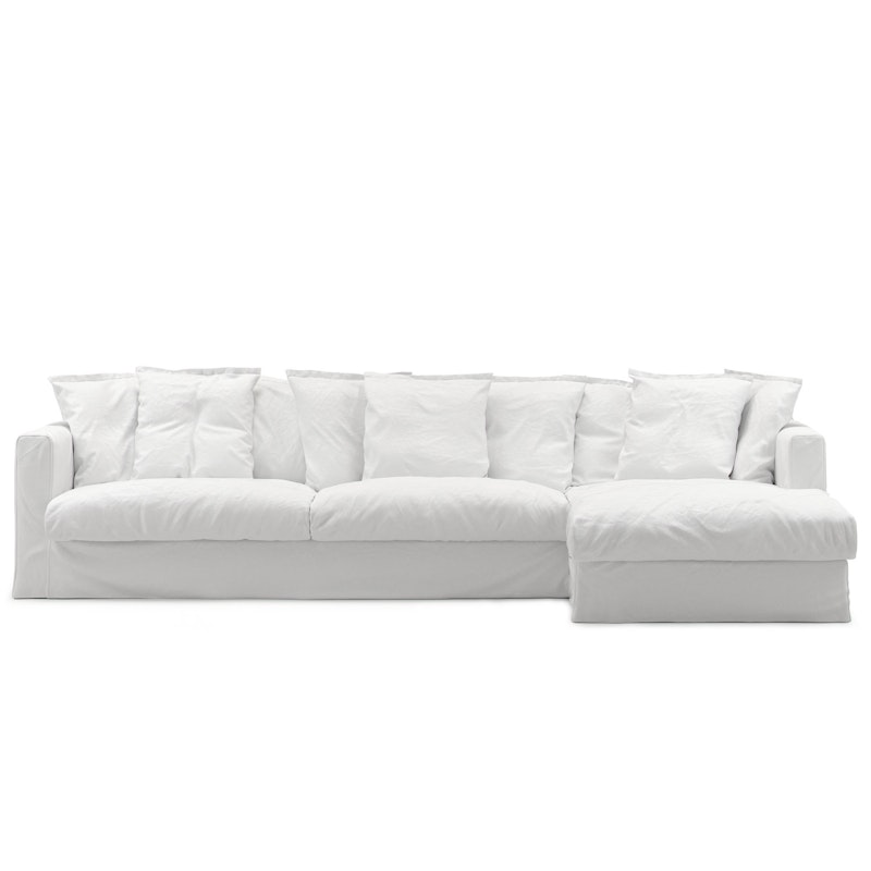 Upholstery For Le Grand Air 3-seater Sofa Cotton Divan Right, White