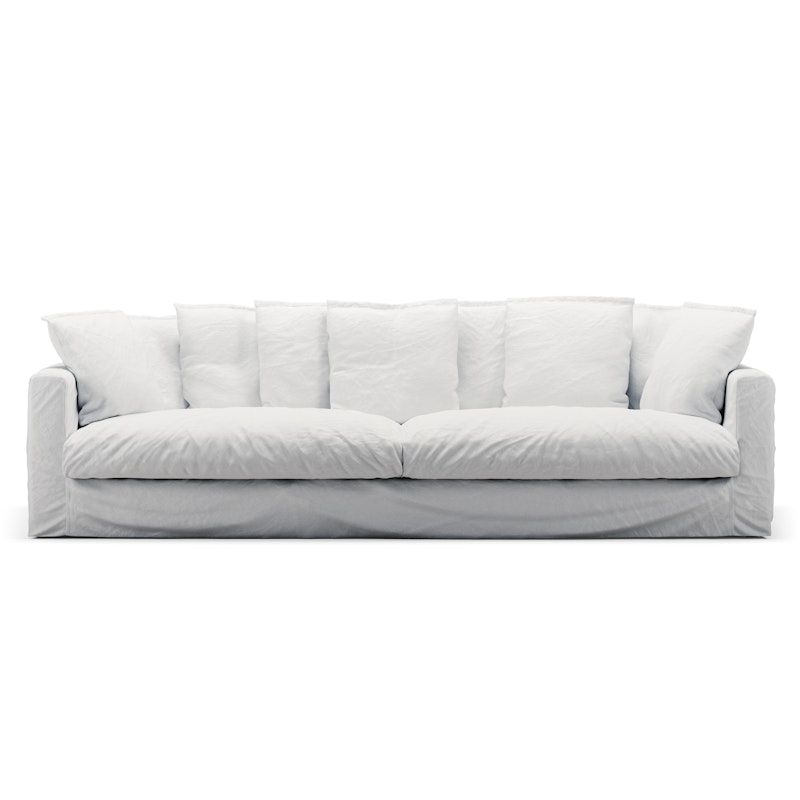 Le Grand Air Upholstery 4-Seater Cotton, White