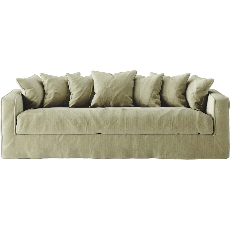 Upholstery For the Loom 3-Seater Sofa Linen, Moss