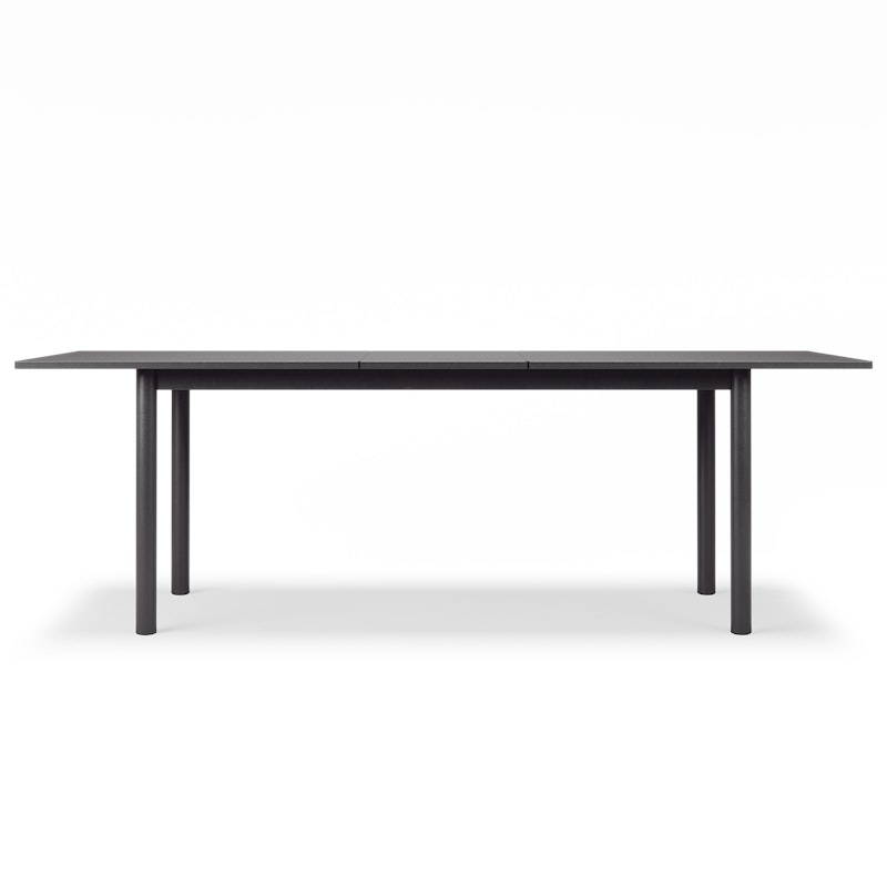 Milo C12 Dining Table 84x180 + 40 cm, Black