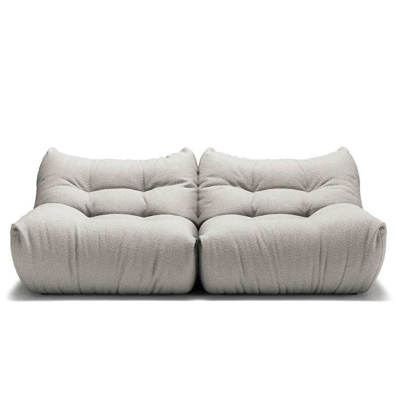 MONO 2-Seater Sofa, Steam White